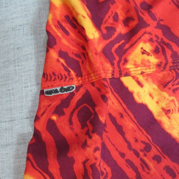 Nike 6.0 Board Shorts Mens Size 34 Red Orange Geometric Swim Trunks Active - Picture 6 of 16
